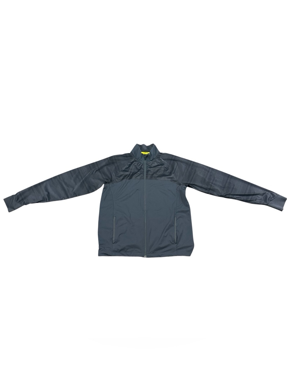 Brooks DriLayer Run Happy Men’s Medium Running Jacket Gray Reflective